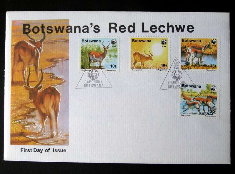 BOTSWANA Cover - Red Lechwe 1988