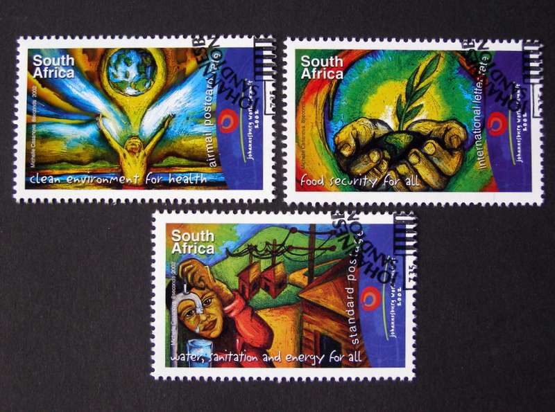 SOUTH AFRICA Set (CTO) - World Summit for Sustainable Development (2nd Issue) 2002