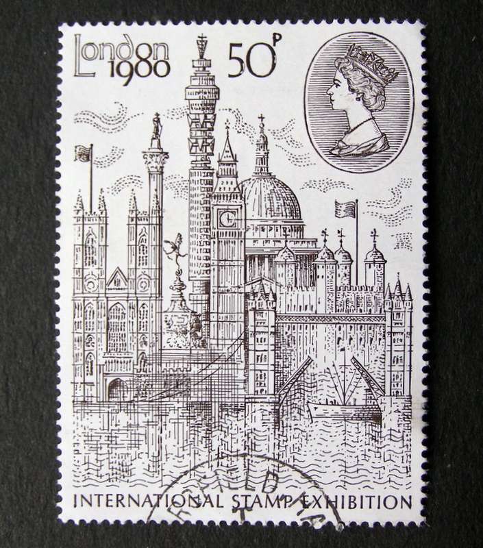 GREAT BRITAIN Set - London International Stamp Exhibition 1980