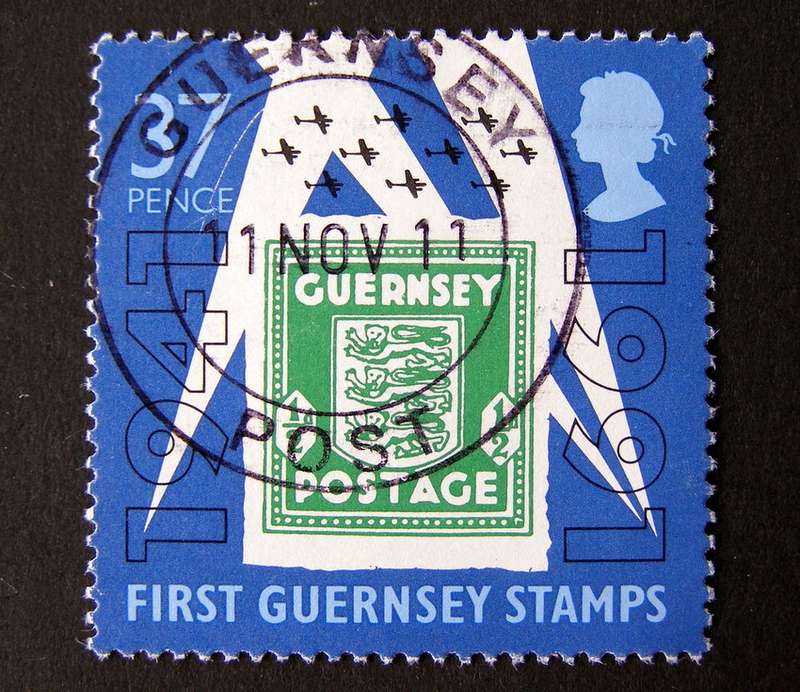 GUERNSEY - 50th Anniv. of First Guernsey Stamps 1991