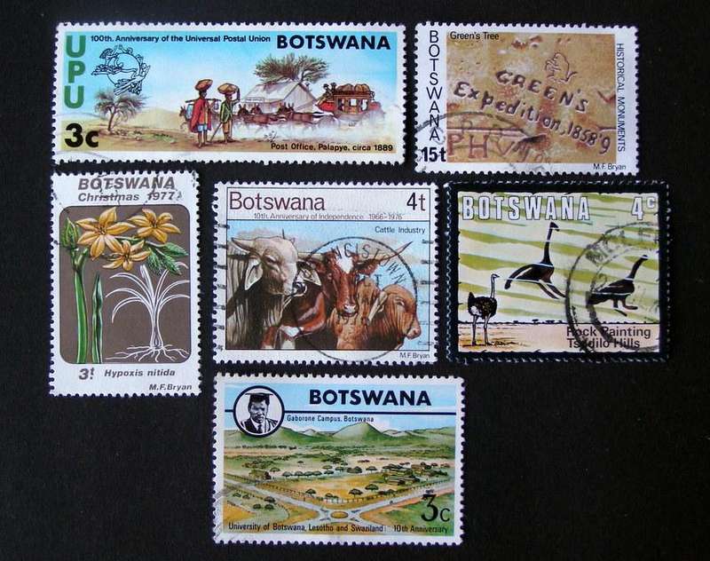 BOTSWANA - Assorted Stamps 1970s