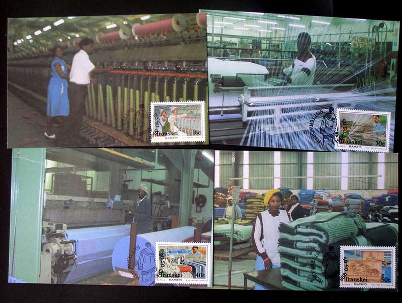 TRANSKEI Maxi Card Set - Blanket Factory 1988