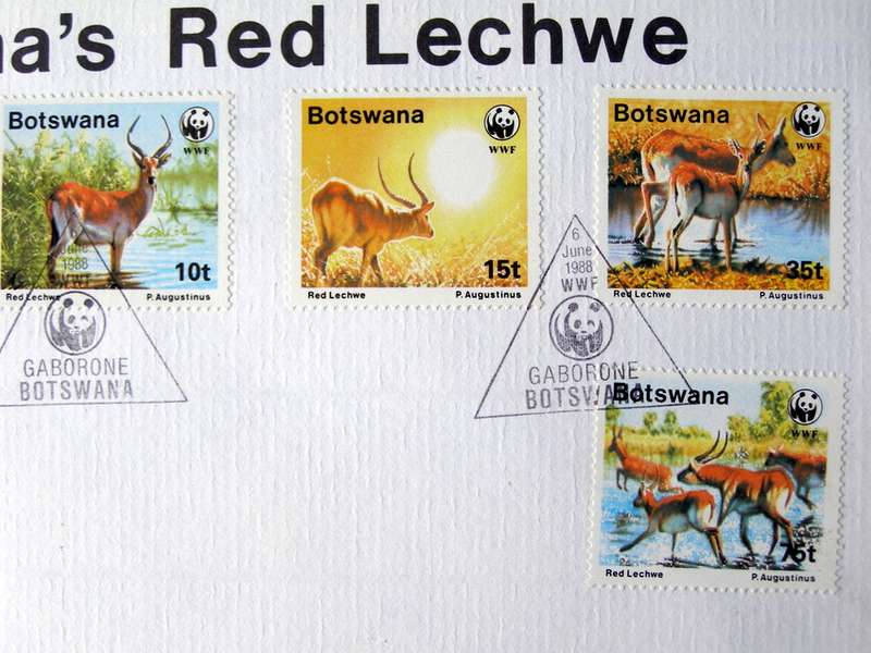 BOTSWANA Cover - Red Lechwe 1988