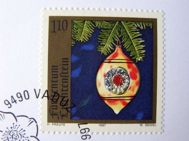 LIECHTENSTEIN Philatelic Service Christmas Card 1997