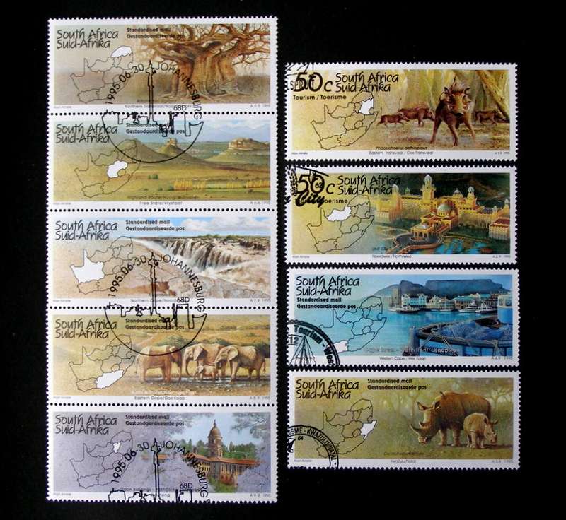 SOUTH AFRICA Set (CTO) - Tourism 1995