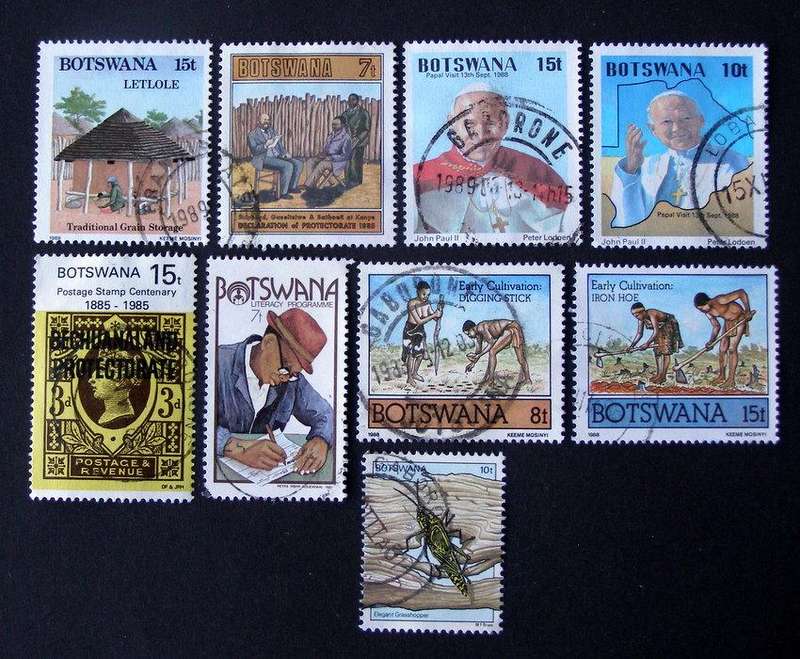 BOTSWANA - Assorted Stamps 1980s