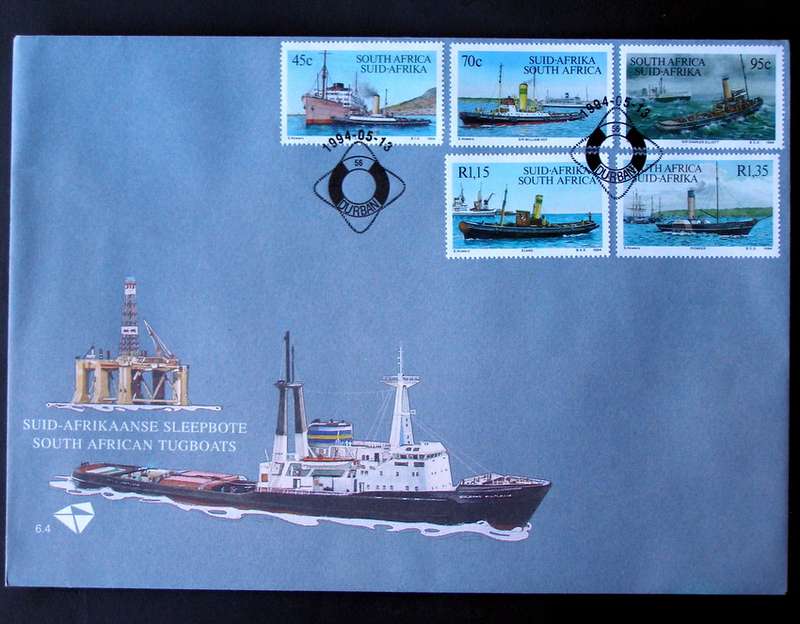 SOUTH AFRICA Cover - Tugboats 1994