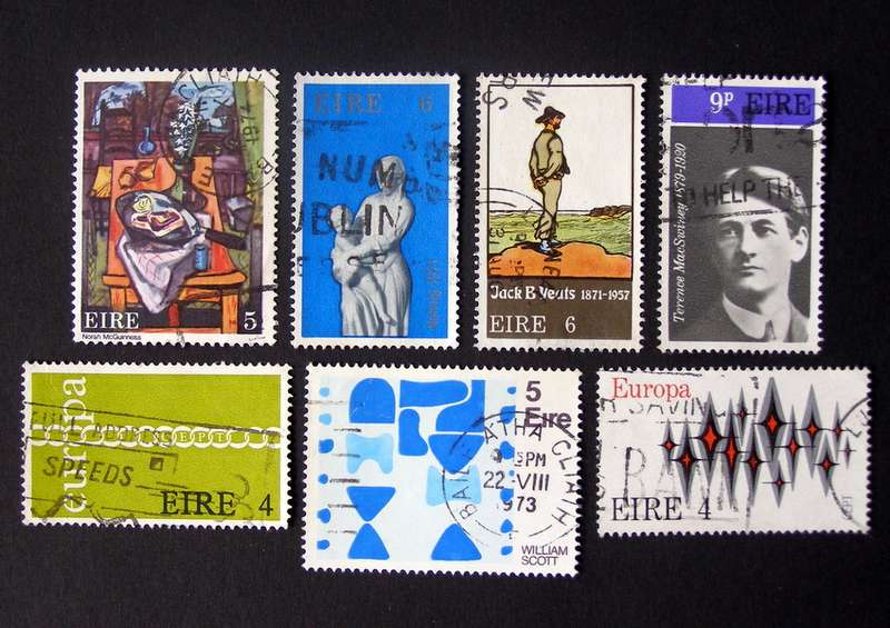 IRELAND - Assorted Stamps 1970-74