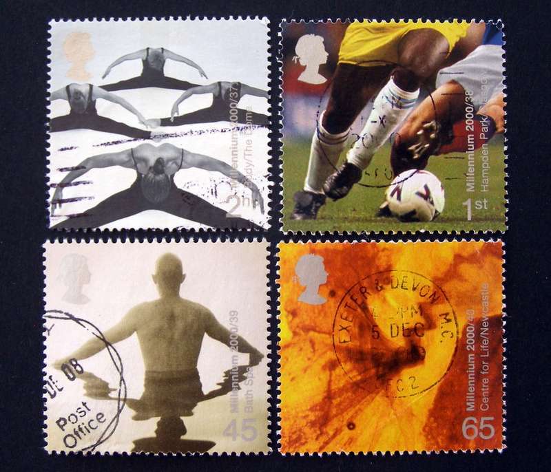 GREAT BRITAIN Set - Millennium Projects: Body and Bone 2000