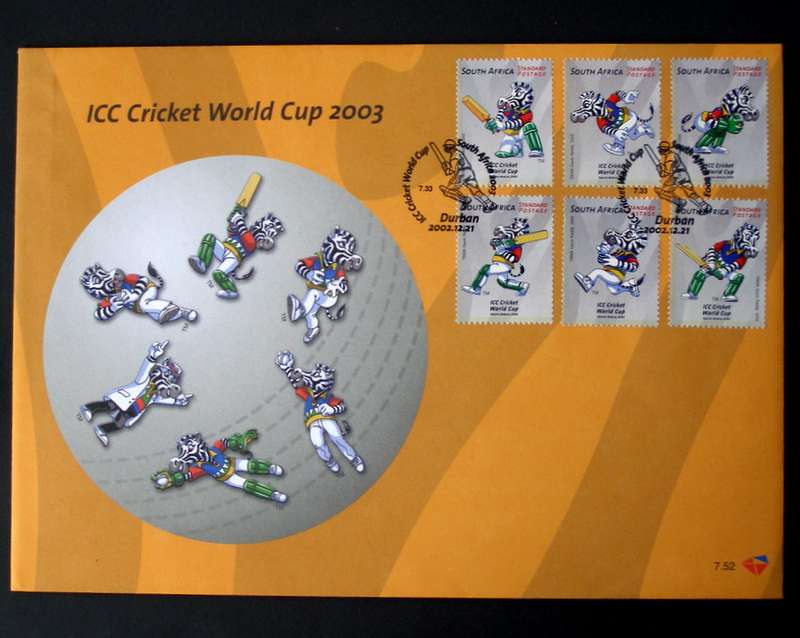 SOUTH AFRICA Cover - ICC Cricket World Cup 2002