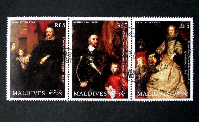 MALDIVES - Van Dyck Paintings 2000