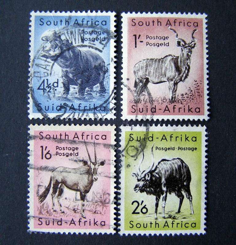 UNION OF SOUTH AFRICA - Animals 1954