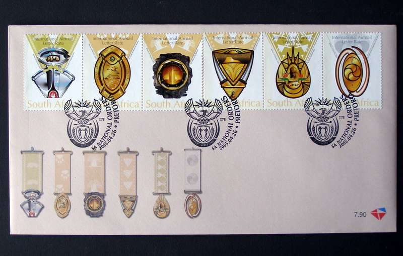 SOUTH AFRICA Cover - National Orders of S.A. 2005