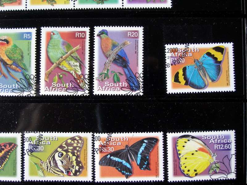SOUTH AFRICA Set (CTO) - 7th Definitive 2000 //Birds//Fish//Butterflies//Flowers