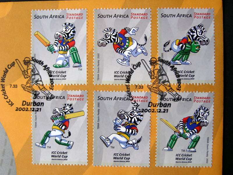 SOUTH AFRICA Cover - ICC Cricket World Cup 2002