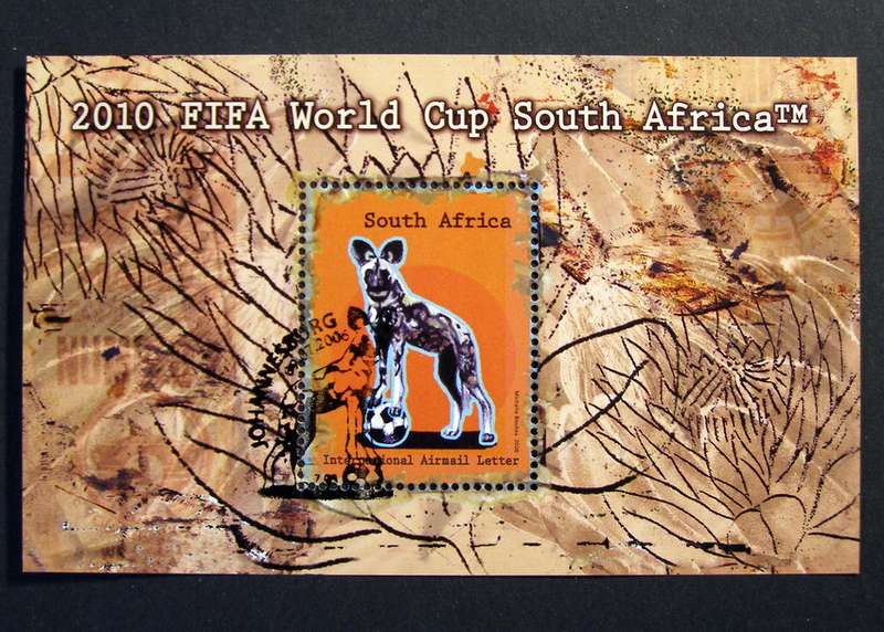 SOUTH AFRICA Miniature Sheet (CTO) - 2010 FIFA World Cup in SA 2006
