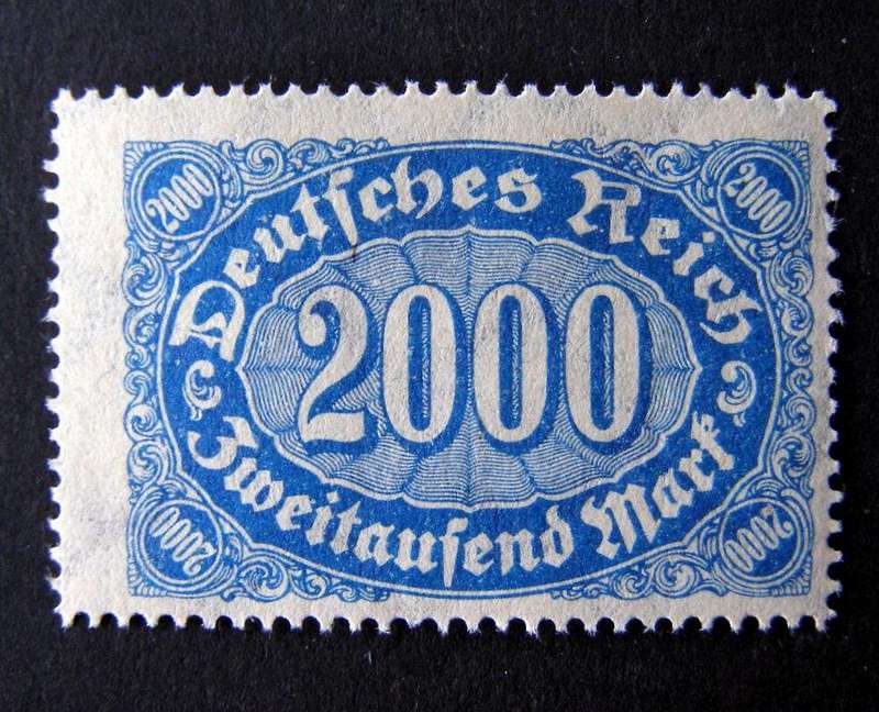 GERMANY: WEIMAR REPUBLIC Mint - Large Format New Values 1922
