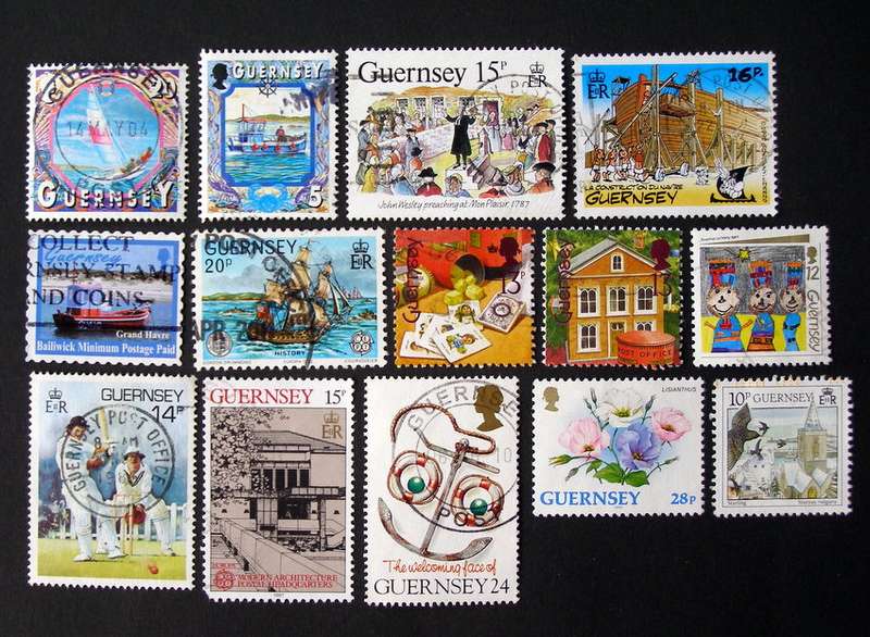 GUERNSEY - Assorted Stamps 1980s/90s