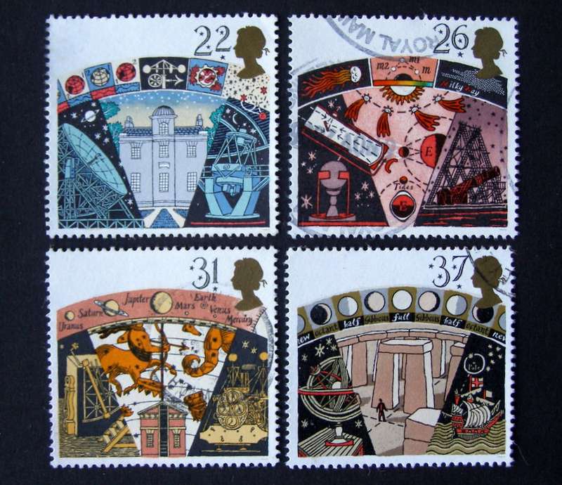 GREAT BRITAIN Set - Astronomy 1990