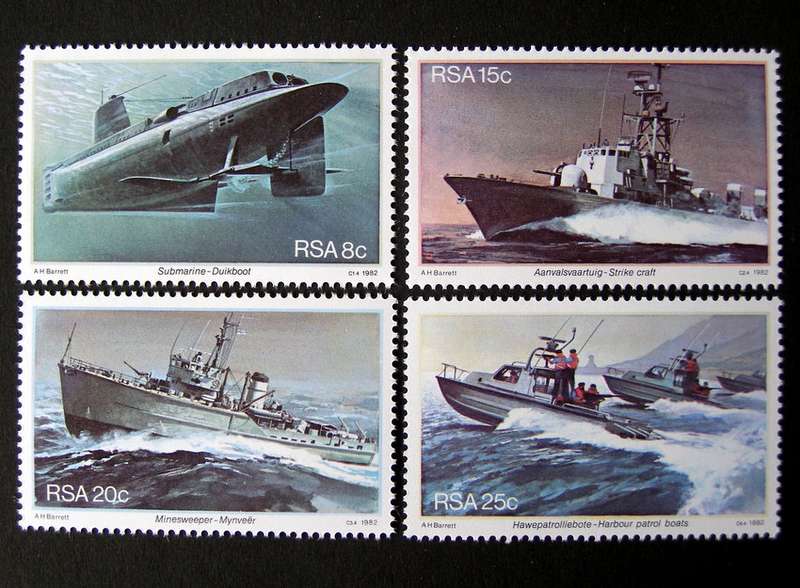 SOUTH AFRICA Mint Set - Anniv. of Simonstown: S.A. Navy Base 1982 //Ships