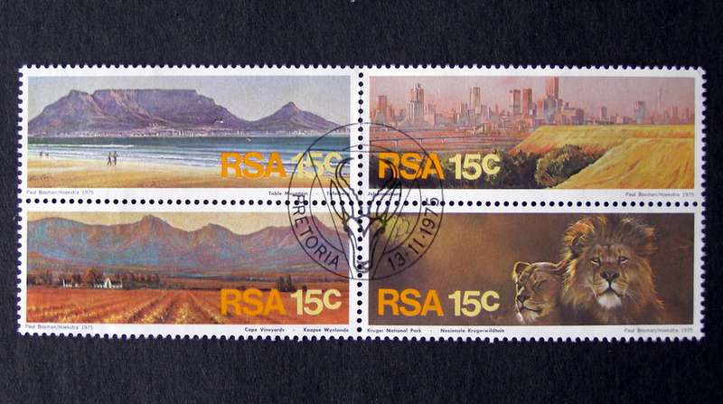 SOUTH AFRICA Set (First Day Cancel) - Tourism 1975