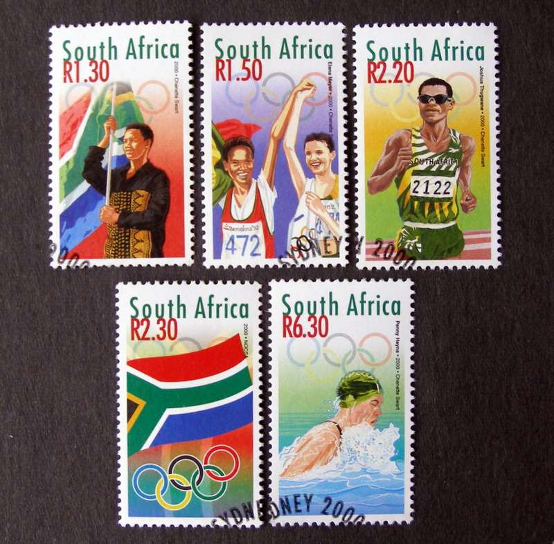 SOUTH AFRICA Set (First Day Cancel) - Olympic Games 2000