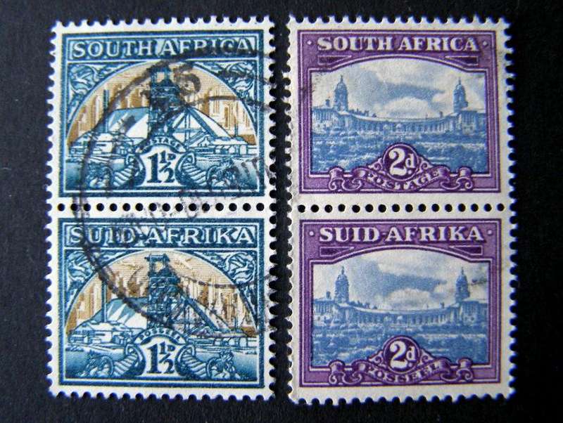 UNION OF SOUTH AFRICA - Reduced Size Definitives 1941-50