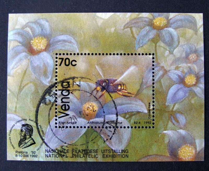 VENDA Miniature Sheet - Bees 1992