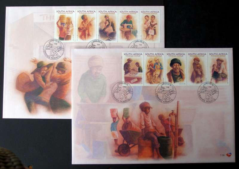 SOUTH AFRICA Cover Set - Life in Informal Settlements 2003