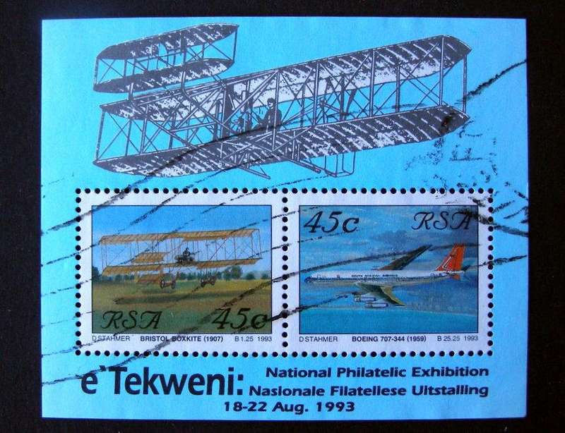 SOUTH AFRICA Miniature Sheet - Aviation 1993 //Aircraft