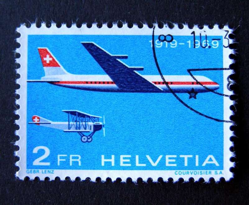 SWITZERLAND - Publicity 1969 //Aircraft