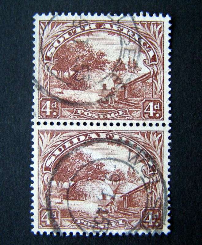 UNION OF SOUTH AFRICA - 4d. Roto Printing Pretoria (redrawn 47a) 1936