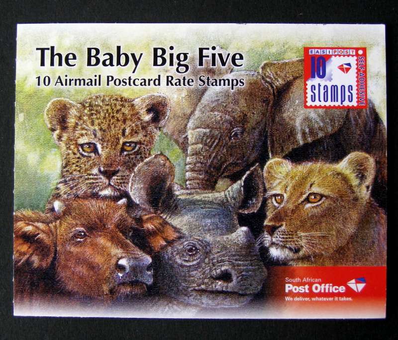 SOUTH AFRICA Booklet (Self-Adhesive, CTO) - Baby Big Five 2012