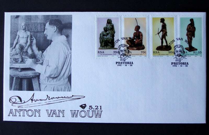 SOUTH AFRICA Cover - Anton Van Wouw Sculptures 1992