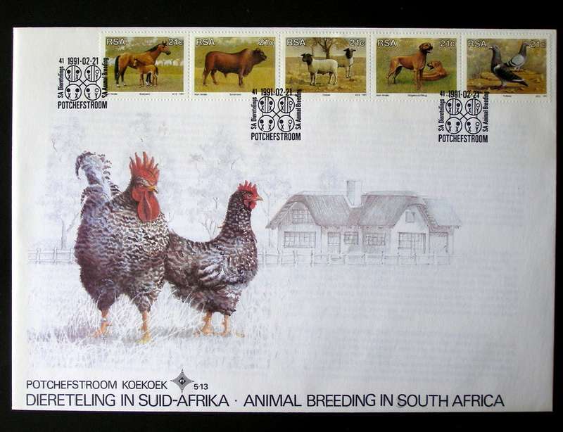 SOUTH AFRICA Cover - Animal Breeding 1991