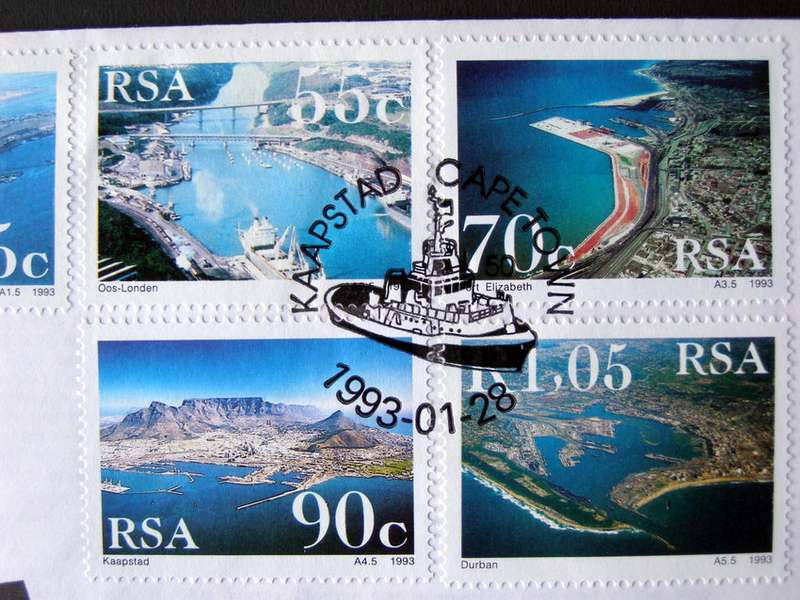 SOUTH AFRICA Cover - Harbours 1993