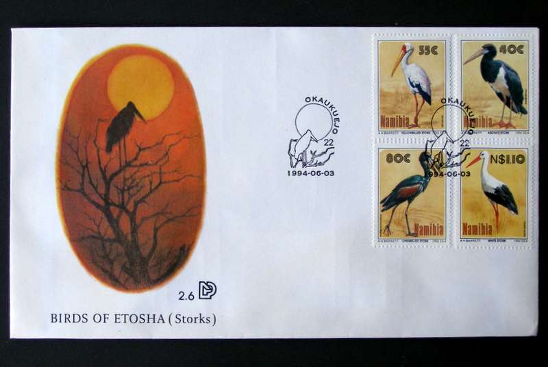 NAMIBIA Cover - Storks 1994 //Birds