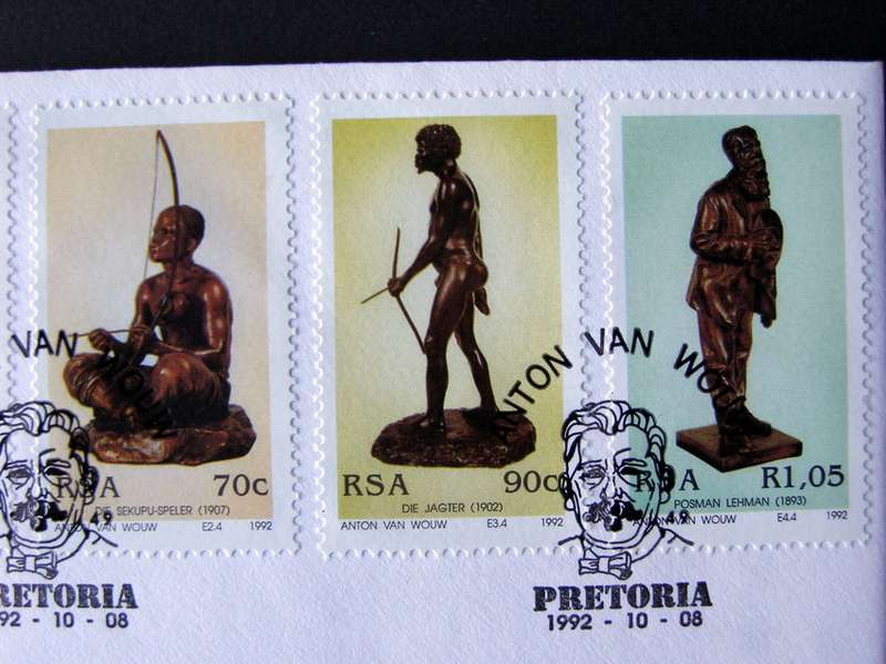 SOUTH AFRICA Cover - Anton Van Wouw Sculptures 1992