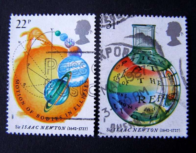 GREAT BRITAIN - 300th Anniv. of Isaac Newton's Principia Methematica 1987