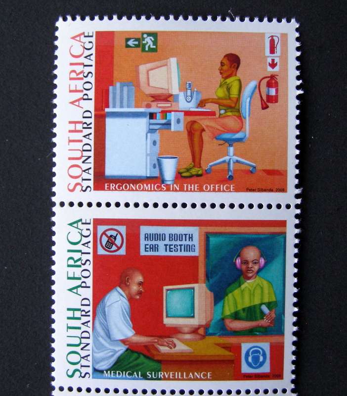 SOUTH AFRICA Mint Set - Occupational Health 2009