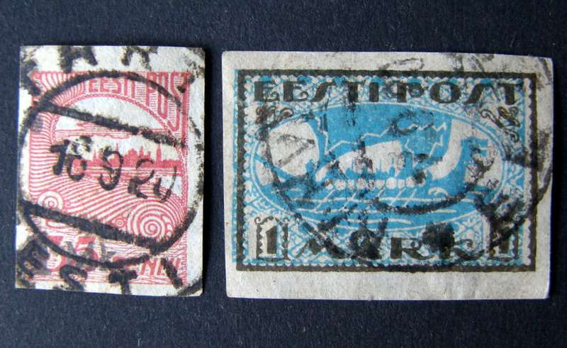 ESTONIA - Assorted Stamps 1919/20