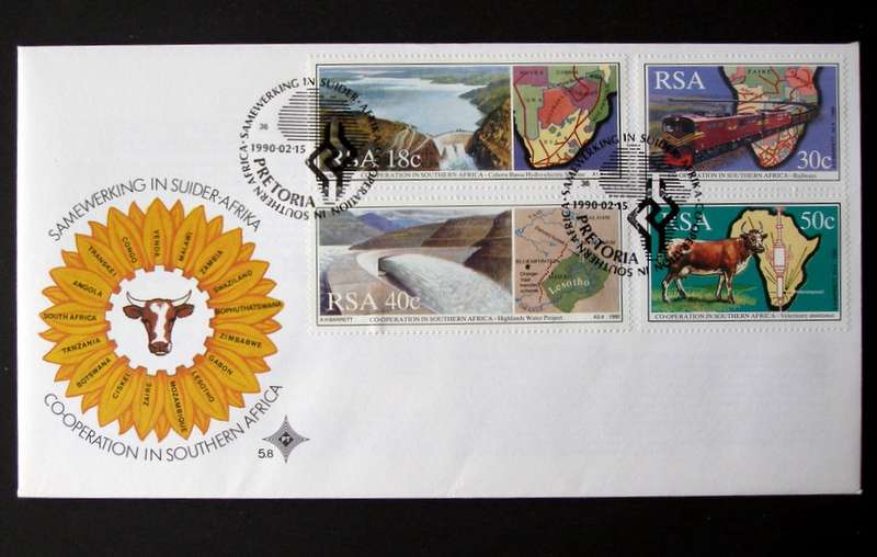 SOUTH AFRICA Cover - Co-operation in Southern Africa 1990