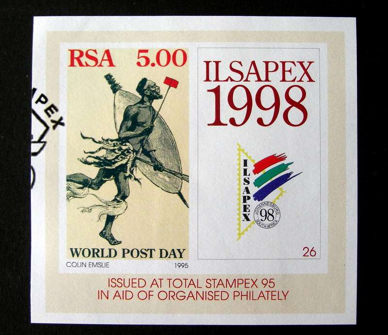 SOUTH AFRICA Miniature Sheet (First Day Cancel) - ILSAPEX 1995