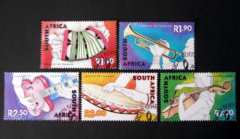 SOUTH AFRICA Set (CTO) - Celebration of Music 2001