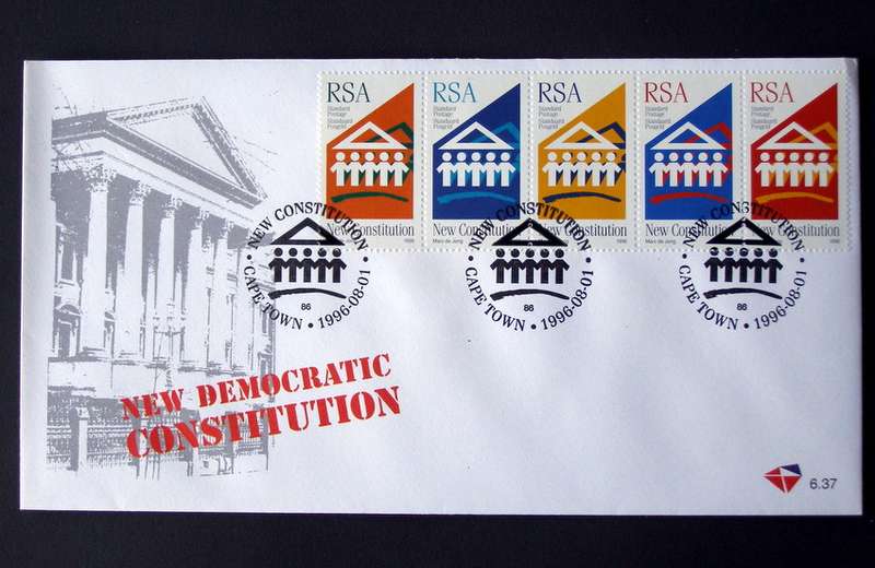 SOUTH AFRICA Cover - New Democratic Constitution 1996
