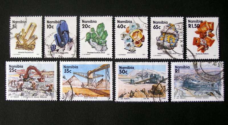 NAMIBIA - Mines and Minerals 1991