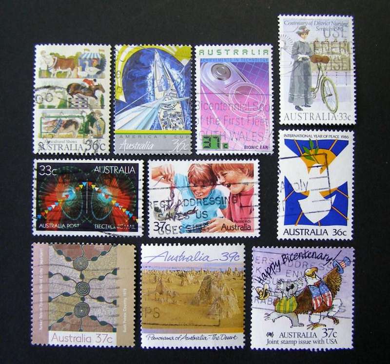 AUSTRALIA - Assorted Stamps 1985-88