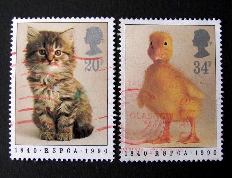 GREAT BRITAIN - 150th Anniv. of R.S.P.C.A. 1990