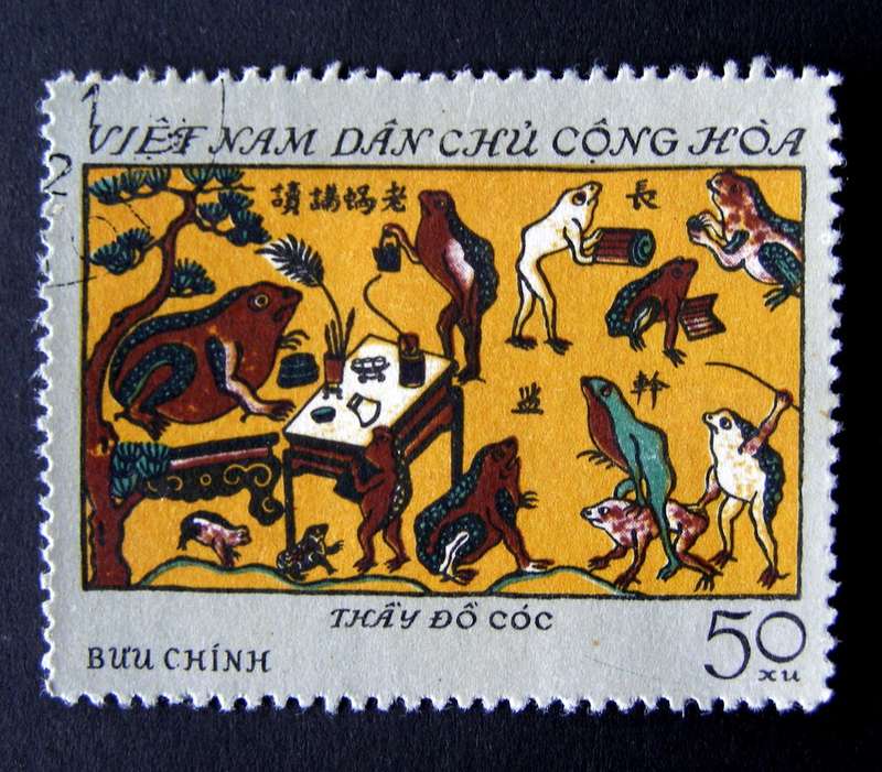 NORTH VIETNAM - Dong Ho Folk Engravings 1972