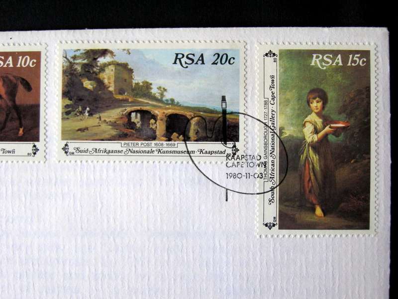 SOUTH AFRICA Cover - National Art Gallery 1980